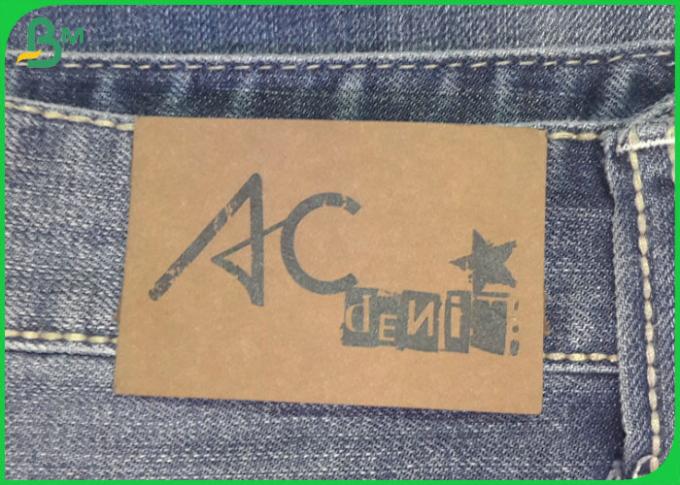 papier lavable épais de métier de 0.55mm imprimable pour faire des étiquettes de jeans