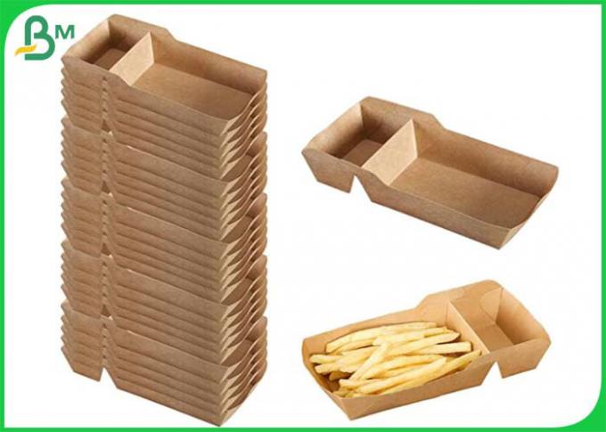 Papier enduit du PE 300g emballage de catégorie comestible pour la boîte jetable à pommes frites