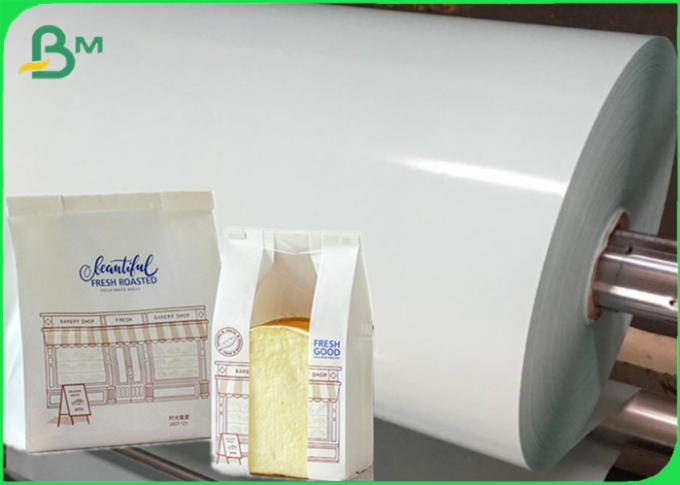 Le PE sulfurisé de 40gsm 50gsm a enduit le petit pain de papier d'emballage pour le sac d'emballage de pain