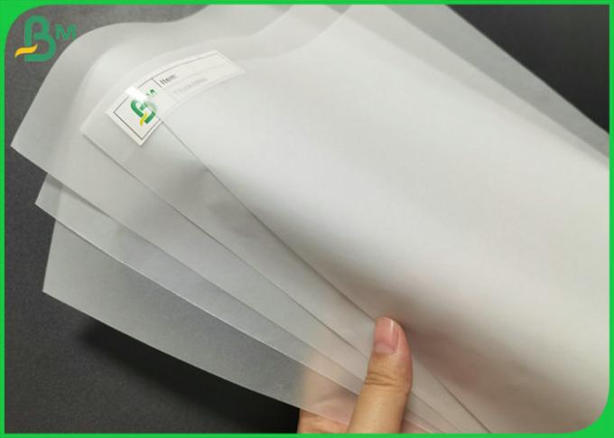 Papier de traçage naturel translucide de DAO des feuilles 73G 83G d'A4 A3 pour l'impression