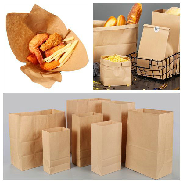papier de 480mm x de 210m 50gsm 60gsm Brown emballage pour le sac à provisions