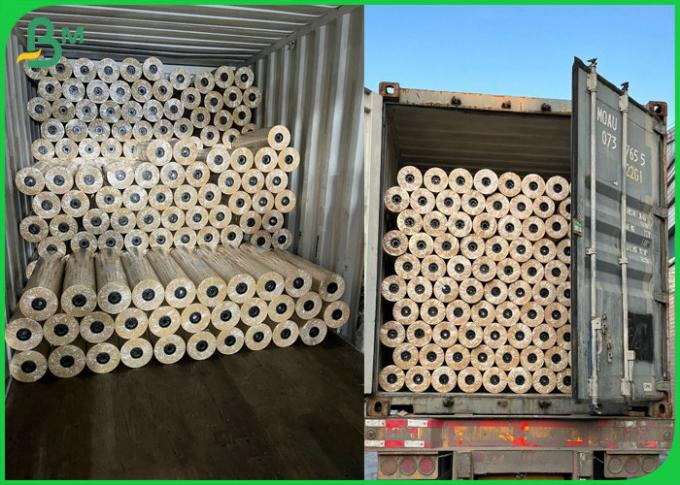 papier de 480mm x de 210m 50gsm 60gsm Brown emballage pour le sac à provisions