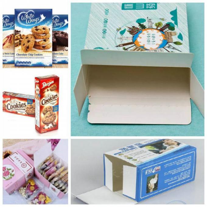 carton se pliant brillant de 325gsm 350gsm C1S pour la boîte d'emballage de biscuit