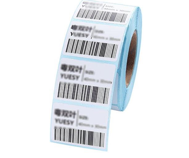 Papier adhésif d'autocollant de label thermique direct enorme de Rolls pour les labels logistiques