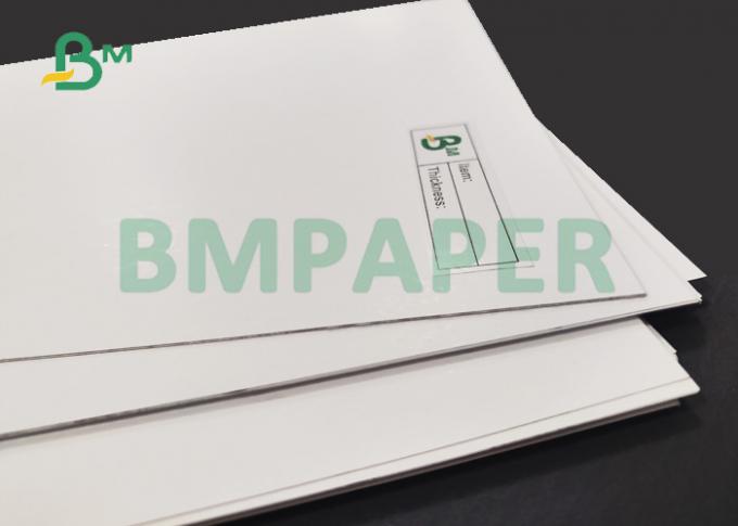 128gsm satin blanc lumineux C2S de papier pour des brochures rigidité à hauteur de 25 x 38 pouces