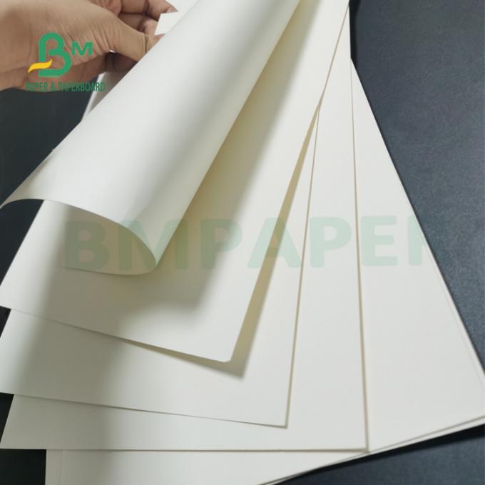 papier enduit de cuvette d'actions de tasse de côté simple blanc de la catégorie 170g comestible dans une Rolls