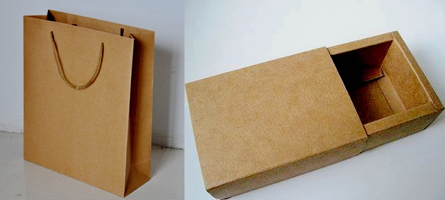 papier non blanchi original de métier de papier de 440g Brown emballage pour l'impression en petit pain