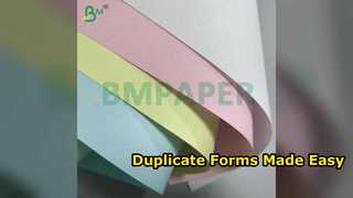 Papier autocopiant pour formulaires en double multicolores