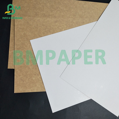 200 gm 360 gm papier kraft recouvert d'argile de qualité alimentaire pour l'emballage du yogourt