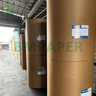 50 g de papier d'emballage kraft pour sacs à grains de café 750 mm 1 côté brillant