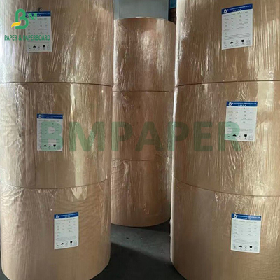 60 grammes de rouleaux de papier à l'épreuve de la graisse en papier kraft brun pour emballage d'aliments frits