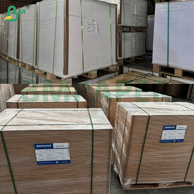 Papier blanc haute résistance à l'état humide 65 - 80 g/m² pour emballages de boissons, papier pour étiquettes de bière couché une face