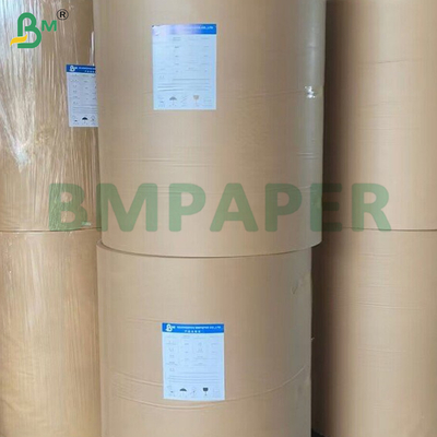 Rouleaux de papier kraft noir durable 80 g/m² pour la fabrication de sacs de courses