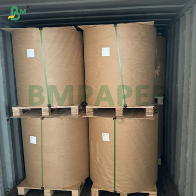 140g - Papier kraft de ciment brun non blanchi semi-extensible pour l'emballage