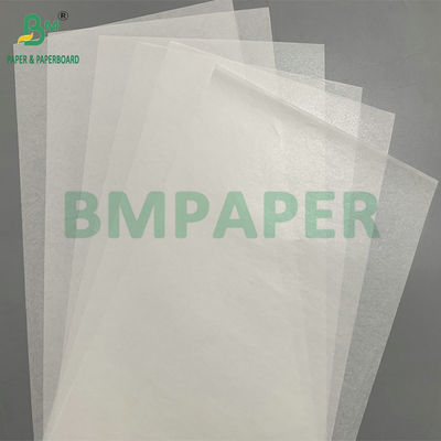 Papier sulfurisé silicone blanc de qualité alimentaire 35gsm 40gsm antiadhésif