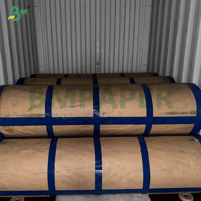 Papier de revêtement de verre anti rayures 36 gm 38 gm blanc pour le recouvrement de verre