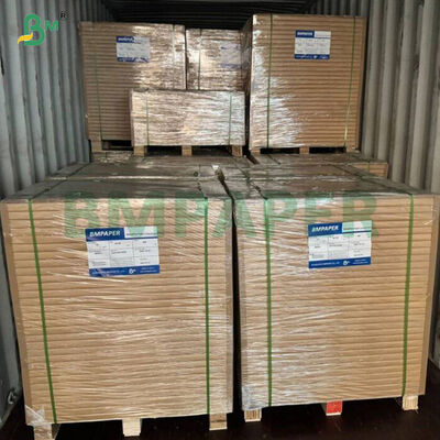 280g Carton Kraft Brun Non Couché Alimentaire 2S PE