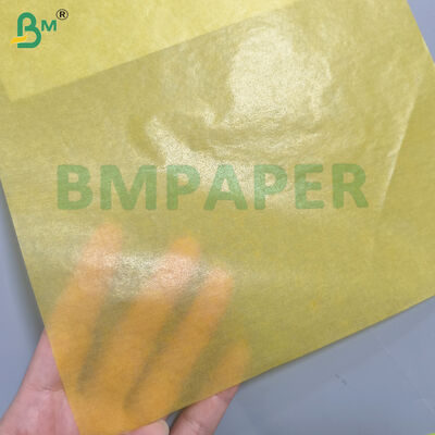 Papier d'emballage alimentaire coloré transparent 23 g/m² pour la pâtisserie / doublures de cheesecake