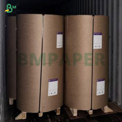 100% de pâte de bois vierge 75 gm 80 gm 85 gm papier kraft brun pour la fabrication de sacs en papier