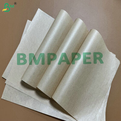 Produit alimentaire étanche à la chaleur 15 gm PE laminé 40 g 50 g papier d'emballage brun pour les fourchettes en plastique