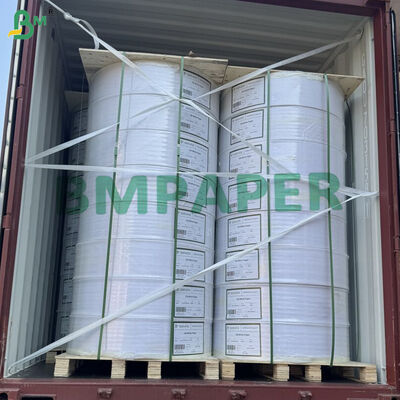 40 g + 9 g de papier d'emballage de couverts blancs et bruns en polycouche 120 mm 160 mm