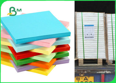 Papier coloré bleu/vert de FSC d'impression offset pour les notes 80gsm 120gsm de Stickey