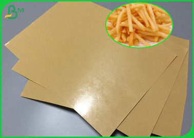Le polythène de FDA 1 côté a enduit le papier enduit de PE de Papier d'emballage 140g pour l'emballage d'aliments de préparation rapide