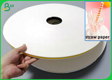 papier Slitted de petit pain recyclable de 60Gr 120Gr pour faire des pailles de papier de catégorie comestible