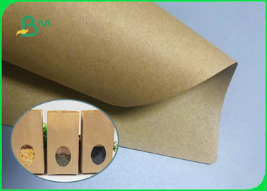 Petit pain adapté aux besoins du client 70gr - 300gsm de papier de Brown emballage de taille pour le sac à provisions