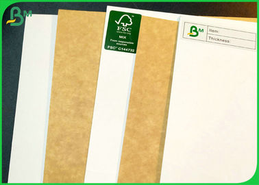 Le panneau supérieur blanc de revêtement de la catégorie comestible 300gsm 325gsm papier d'emballage pour emportent des boîtes