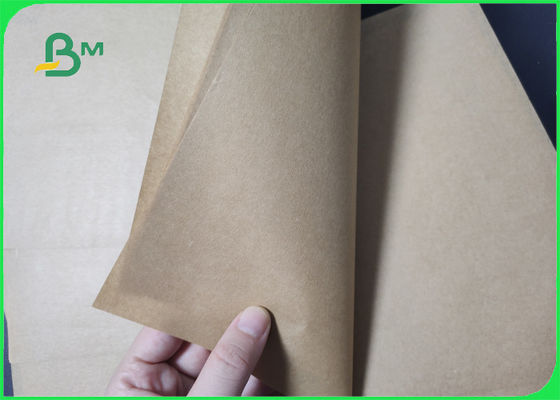 Papier de Brown emballage de catégorie comestible de la pâte de bois 40gsm pour empaqueter non-toxique