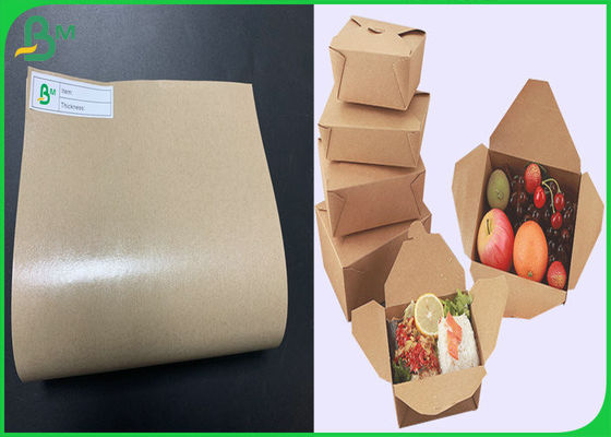 Le PE sulfurisé jetable a enduit le papier d'emballage Rolls pour la nourriture Takeway 250gsm 300gsm