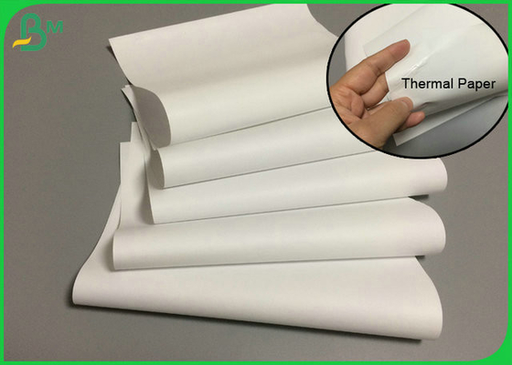 petit pain blanc de papier thermosensible du petit pain 65GSM 70GSM 80GSM de 35Inch 47Inch pour le label de logistique