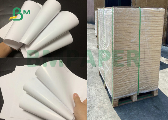 80# 100# côté doublé 25 x 38 par pouces a enduit le papier brillant de Couche pour l'impression offset