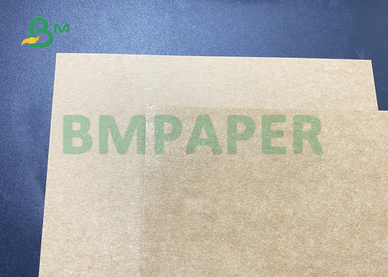 papier de Brown emballage de revêtement de PE de catégorie comestible de 250g 300g pour la boîte à pommes frites