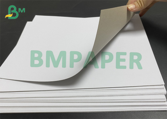taille blanche de papier de Front Grey Back Eco Friendly Customized du duplex 400gsm
