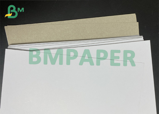 taille blanche de papier de Front Grey Back Eco Friendly Customized du duplex 400gsm