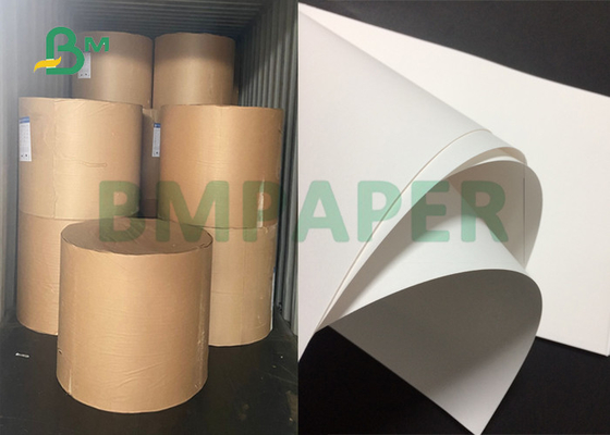 3" papier blanc de catégorie comestible du noyau 100gsm 120gsm pour produire la largeur conique 20,5" de tasses de l'eau