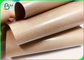 Poly force supérieure enduite latérale simple de Rolls de papier de Brown emballage