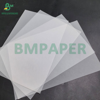 38 g 40 g Papier cireux blanc résistant à la graisse pour emballer des hamburgers