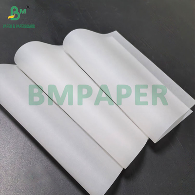 38 g 40 g Papier cireux blanc résistant à la graisse pour emballer des hamburgers