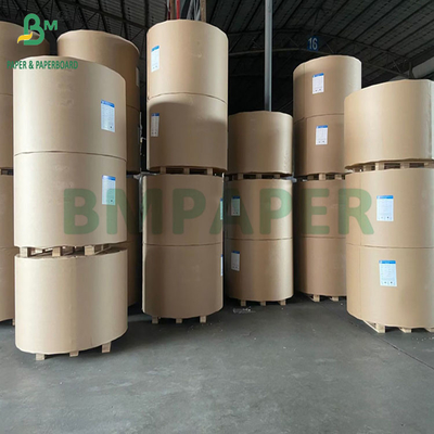 270 gr 300 gr Large format papier artisanal en rouleau non blanchi pour sacs de magasinage 85 cm 120 cm