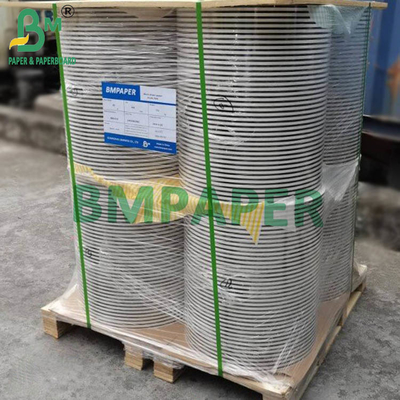 60 grammes de papier à la paille de qualité alimentaire Coloris de bandes personnalisées Papier extérieur 600 mm 620 mm Rouleau large 76 mm Noyau