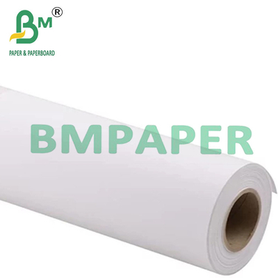 2 pouces de noyau rouleau de papier blanc pour la planification d'ingénierie 24 &quot; x 50 Yards 80gm