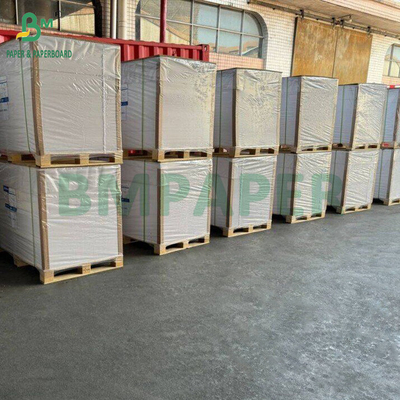 80gm Papier kraft blanc à haute expansion pour sacs de farine de blé résistant aux déchirures