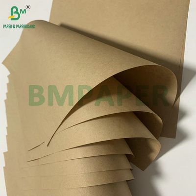 Papier kraft brun non recouvert 70 gm75 gm Pour sac d'emballage de ciment couche extérieure imprimable
