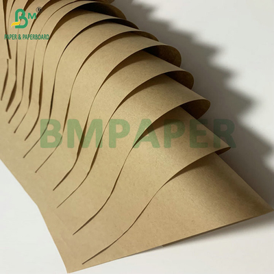 Papier kraft brun non recouvert 70 gm75 gm Pour sac d'emballage de ciment couche extérieure imprimable