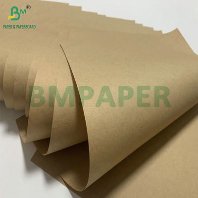 Papier kraft brun non recouvert 70 gm75 gm Pour sac d'emballage de ciment couche extérieure imprimable