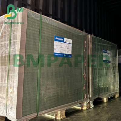 1.2mm 1.5mm Green Color Laminated Grey Back Board Pour la boîte à bijoux