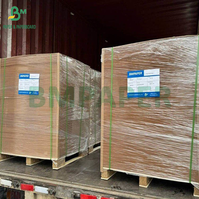 Pe revêtement unilatérale carton kraft brun feuilles grandes pour les boîtes à lunch 400gm + 15g